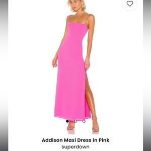 Revolve Superdown Formal Pink Dress